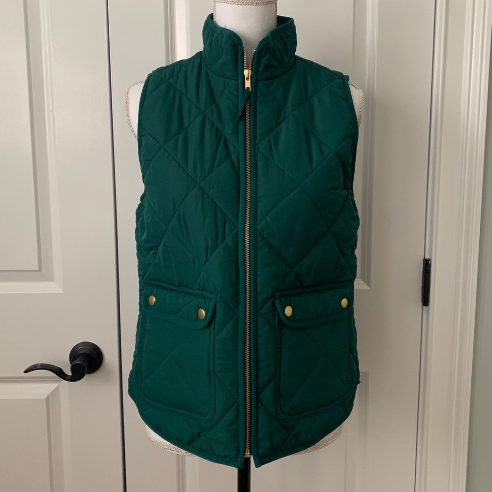 J Crew Green Vest